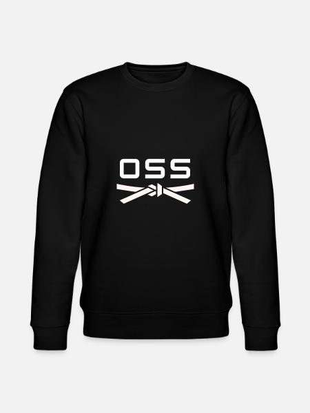 bones - judo gift idea - Stanley/Stella CHANGER Unisex Organic Sweatshirt - black