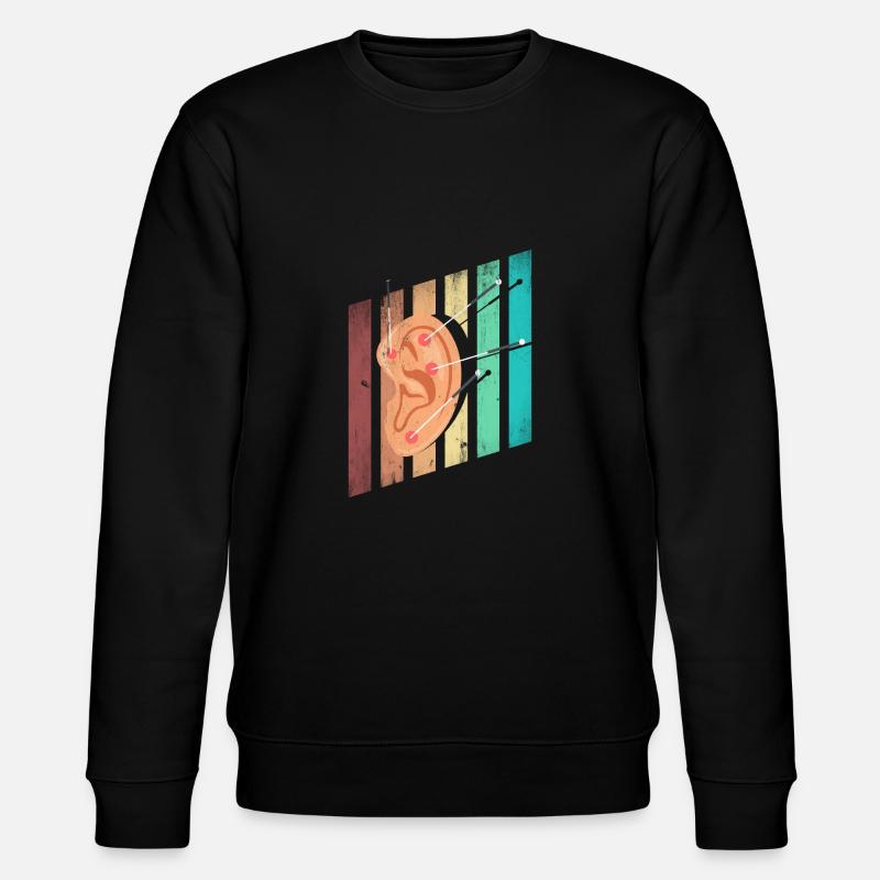 Acupuncture Acupuncteur Points d’acupuncture - Sweat bio CHANGER Stanley/Stella Unisexe - noir