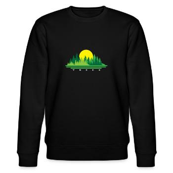 Baum - Stanley/Stella Unisex Bio-Sweatshirt CHANGER  - Schwarz - Vorne - Nik (191cm) & Marisol (170cm)