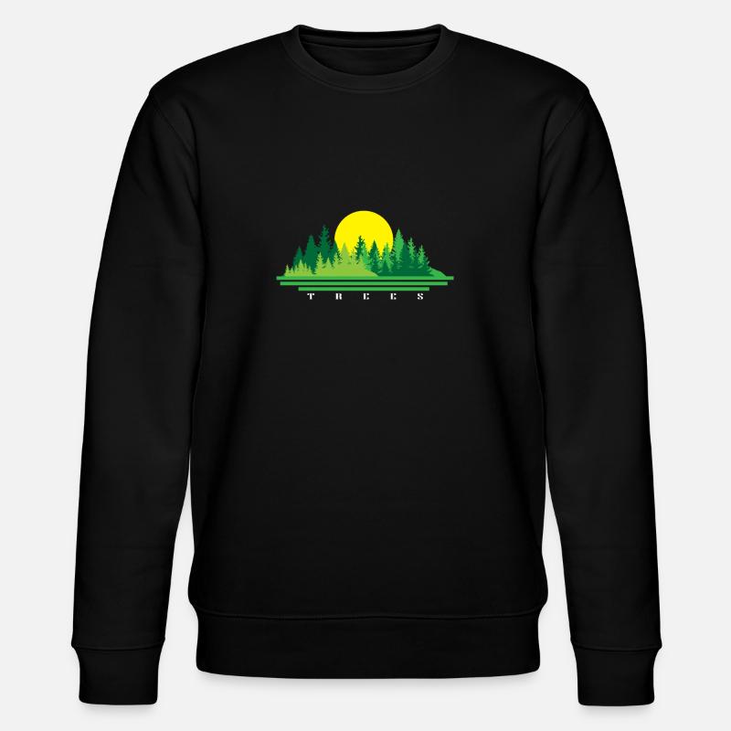 Baum - Stanley/Stella Unisex Bio-Sweatshirt CHANGER  - Schwarz