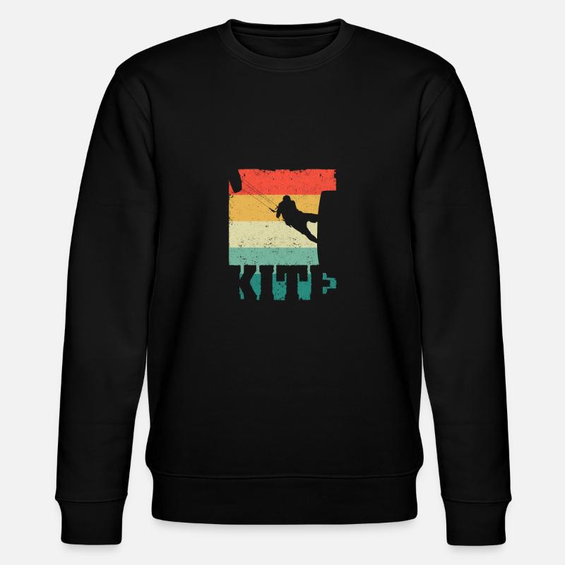 KITE Kiteboarding Kiting Kitesurf Kitesurf - Stanley/Stella CHANGER Unisex Organic Sweatshirt - black