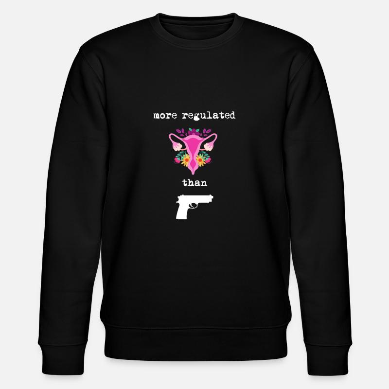 Stärker reguliert als Waffen - Stanley/Stella Unisex Bio-Sweatshirt CHANGER  - Schwarz