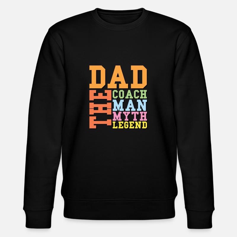 Soccer Daddy - Stanley/Stella Unisex Bio-Sweatshirt CHANGER  - Schwarz
