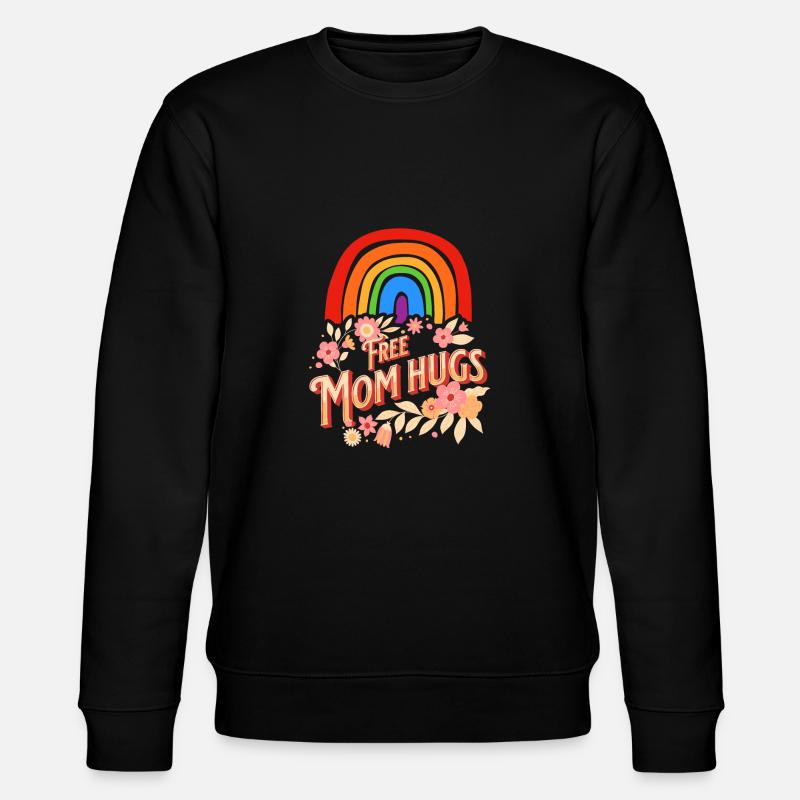 Câlins gratuits pour maman - Sweat bio CHANGER Stanley/Stella Unisexe - noir