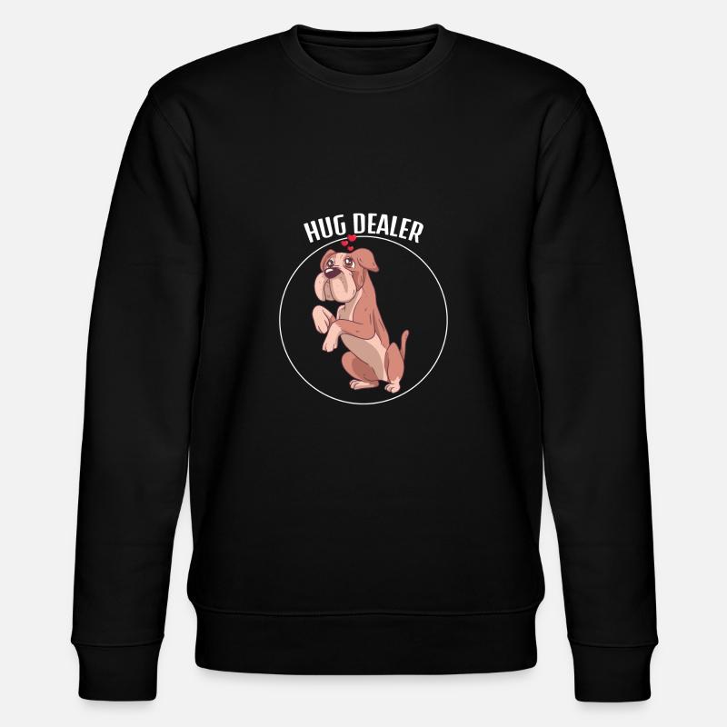 Chien de croupier de câlins - Sweat bio CHANGER Stanley/Stella Unisexe - noir