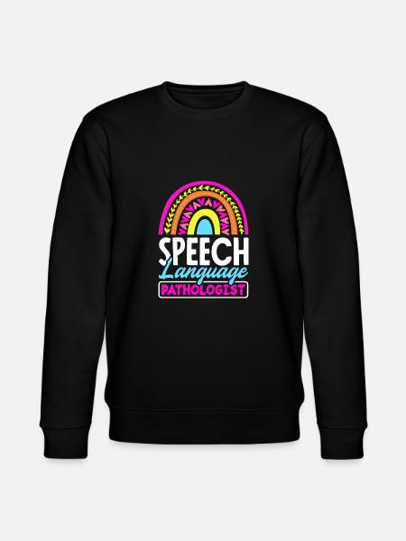Speech Language Pathologist Speech Therapy - Stanley/Stella CHANGER Unisex Organic Sweatshirt - black