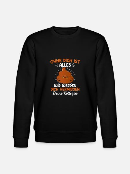 Farvel kollega Jobskifte Arbejdsskifte - Stanley/Stella økologisk unisex-sweatshirt CHANGER  - sort