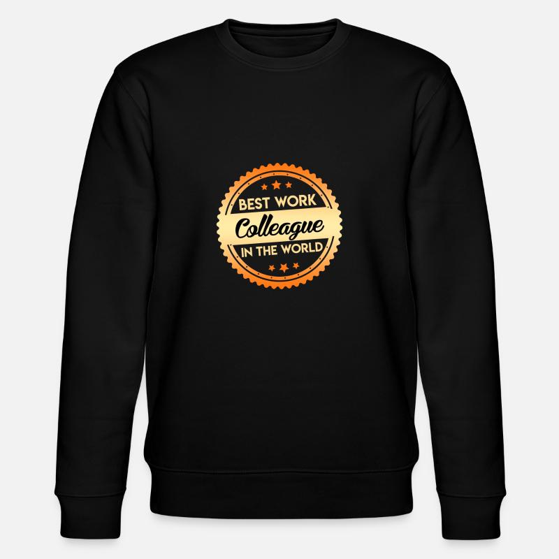 Bester Arbeitskollege der Welt Arbeitskollege - Stanley/Stella Unisex Bio-Sweatshirt CHANGER  - Schwarz