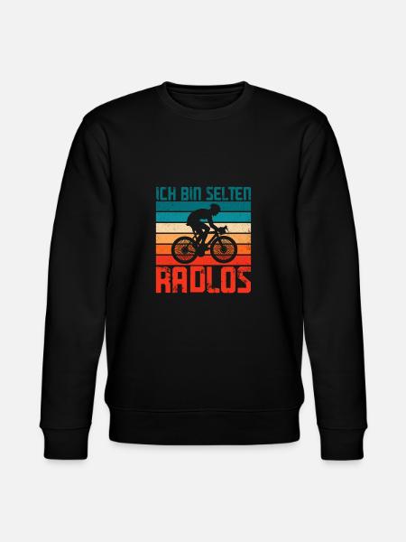 Radfahrer - Stanley/Stella Unisex Bio-Sweatshirt CHANGER - Schwarz