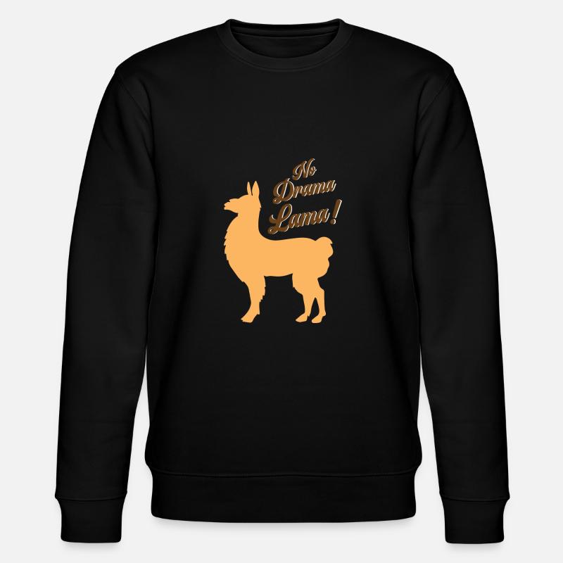 Drama Lama - Stanley/Stella Unisex Bio-Sweatshirt CHANGER  - Schwarz