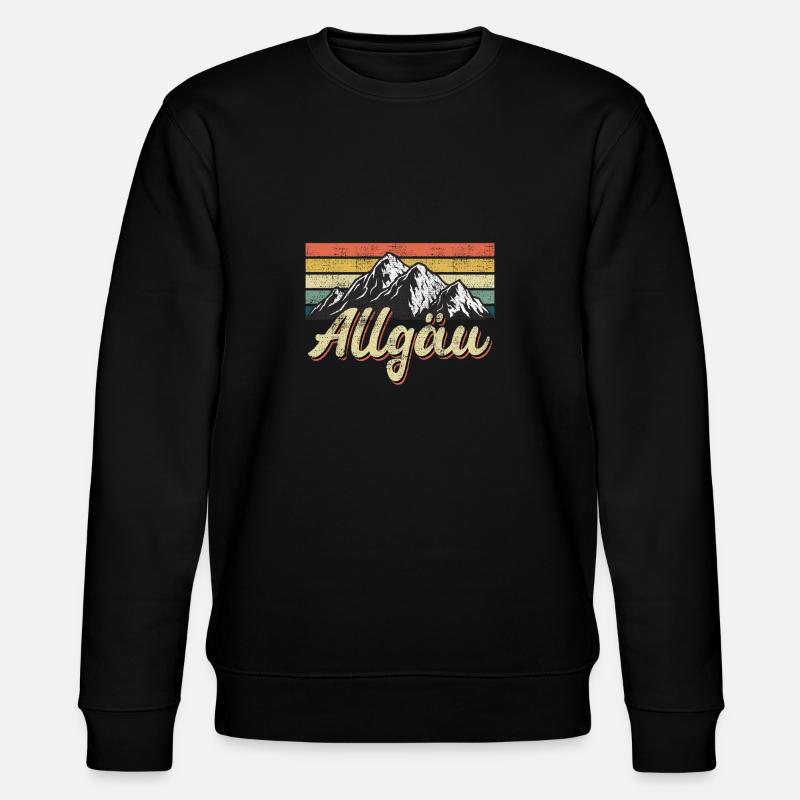 Allgäu - Sweat bio CHANGER Stanley/Stella Unisexe - noir