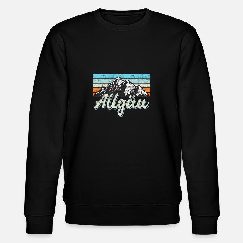 Allgäu - Sweat bio CHANGER Stanley/Stella Unisexe - noir