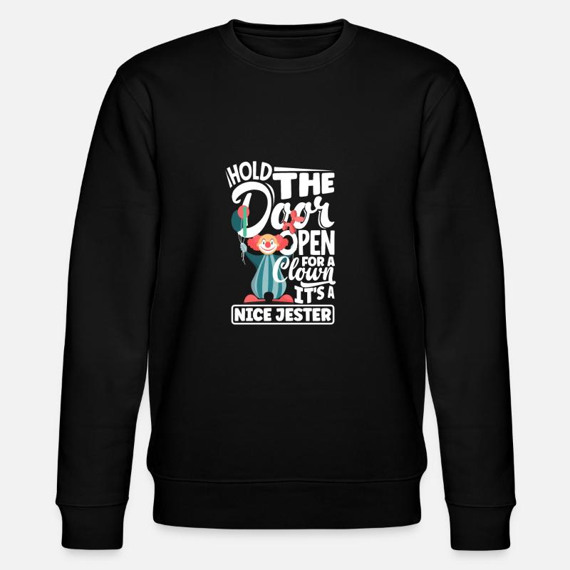 Circus Performer Clown - Stanley/Stella CHANGER Unisex Organic Sweatshirt - black