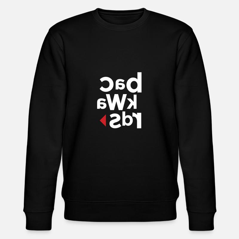 Backward - Stanley/Stella Unisex Bio-Sweatshirt CHANGER  - Schwarz