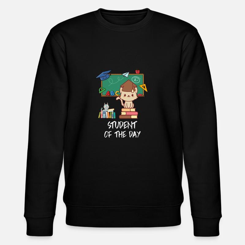 Chat étudiant du jour - Sweat bio CHANGER Stanley/Stella Unisexe - noir