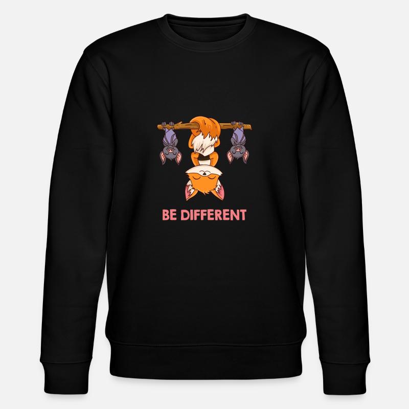 Fuchs Be Different - Sweat bio CHANGER Stanley/Stella Unisexe - noir