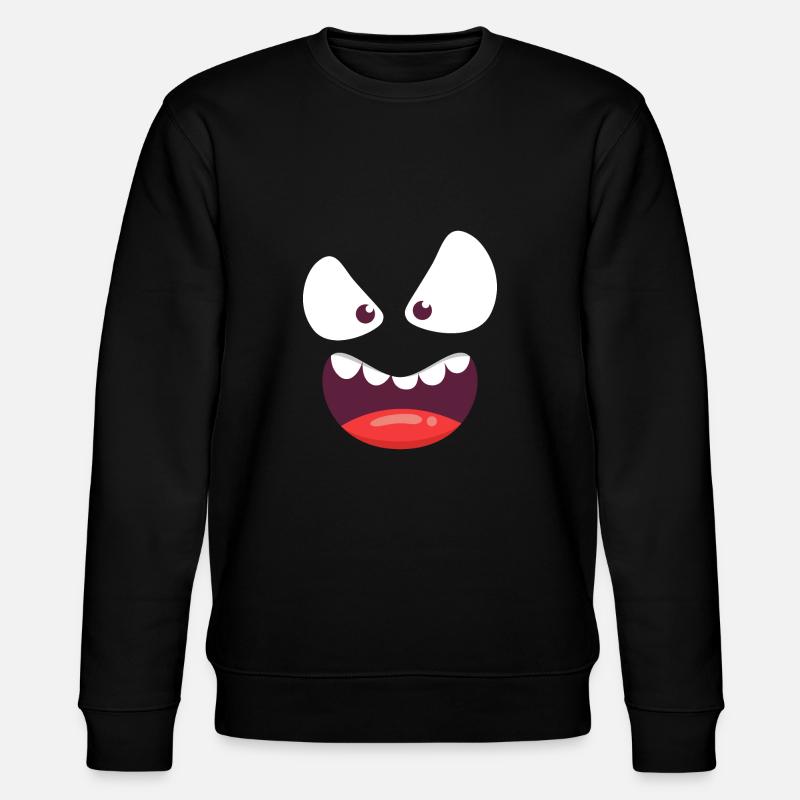 Halloween Ghosts - Stanley/Stella CHANGER Unisex Organic Sweatshirt - black