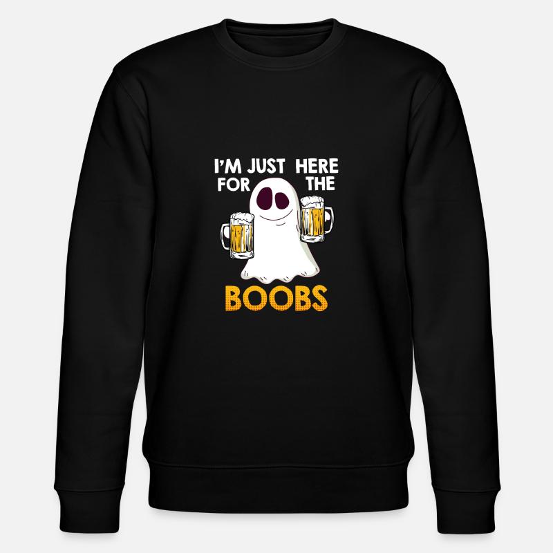 Fantômes Boo Abeilles Halloween - Sweat bio CHANGER Stanley/Stella Unisexe - noir