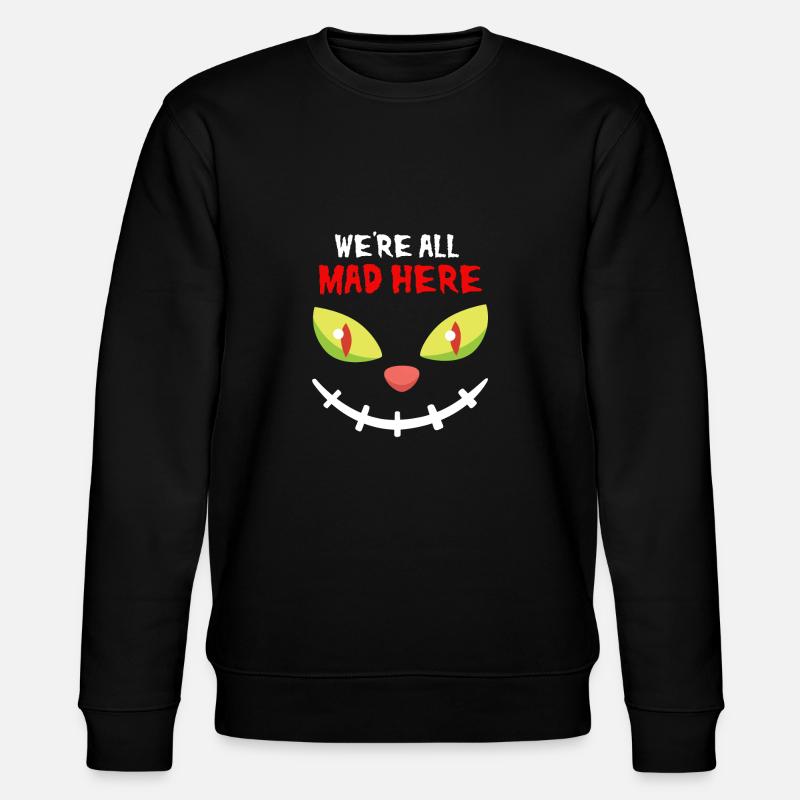 Grinsekatze Chat d’Halloween - Sweat bio CHANGER Stanley/Stella Unisexe - noir