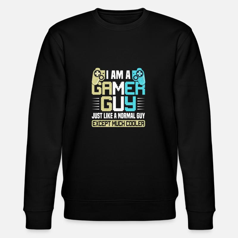 Gamer Boy - Stanley/Stella Unisex Bio-Sweatshirt CHANGER  - Schwarz