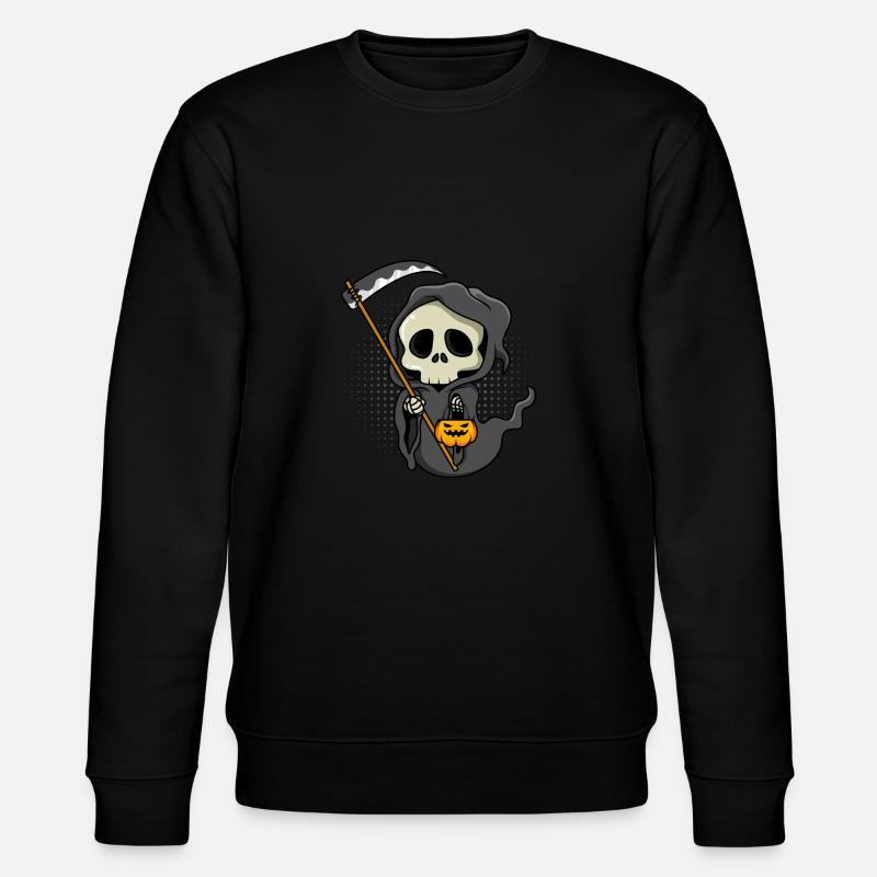 Sensenmann Tod Halloween - Stanley/Stella Unisex Bio-Sweatshirt CHANGER - Schwarz
