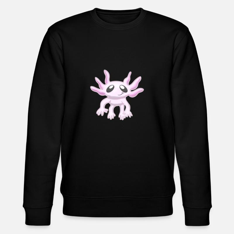 Axolotl doux - Sweat bio CHANGER Stanley/Stella Unisexe - noir