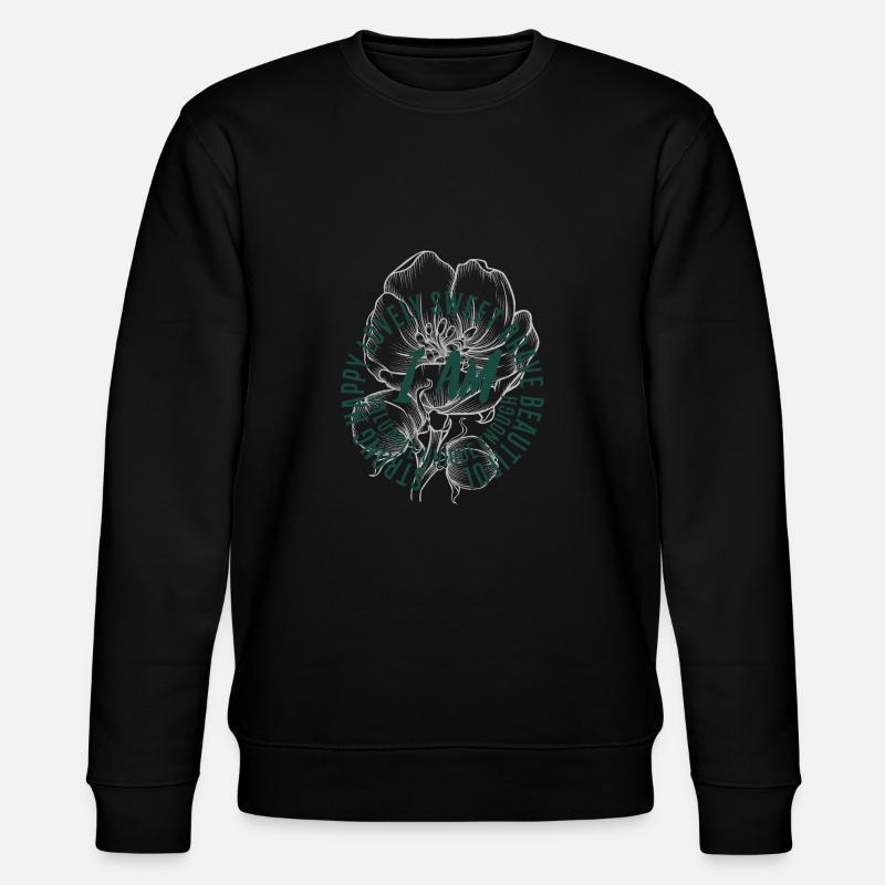Powerful - Stanley/Stella CHANGER Unisex Organic Sweatshirt - black
