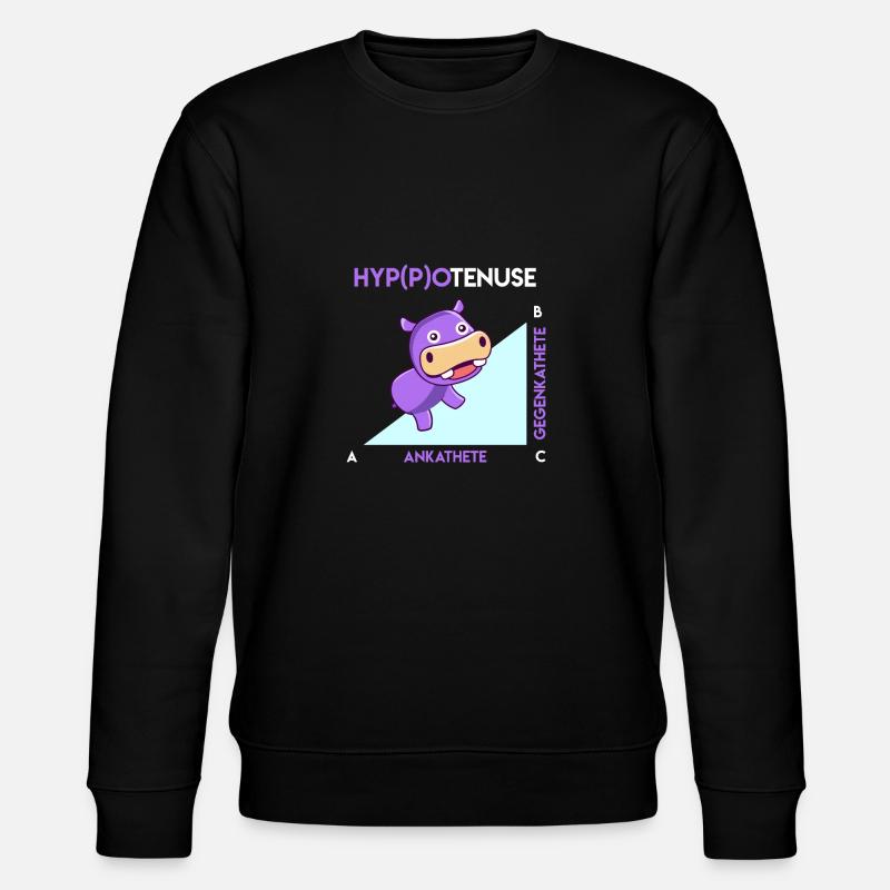 Hypotenuse Hippotenuse Math - Stanley/Stella CHANGER Unisex Organic Sweatshirt - black