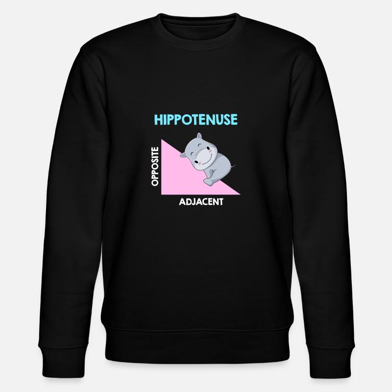 Hippotenuse Algebra Analysis - Stanley/Stella Unisex Bio-Sweatshirt CHANGER  - Schwarz