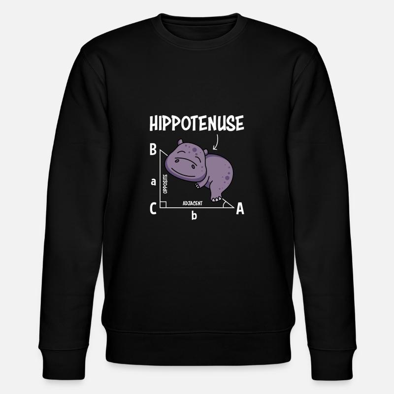 Math teacher Hippotenuse Mathematics - Stanley/Stella CHANGER Unisex Organic Sweatshirt - black