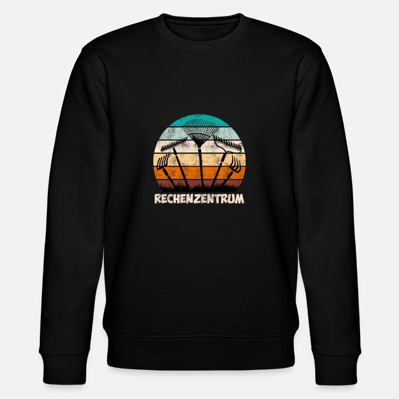 Rechenzentrum Garten - Stanley/Stella Unisex Bio-Sweatshirt CHANGER  - Schwarz
