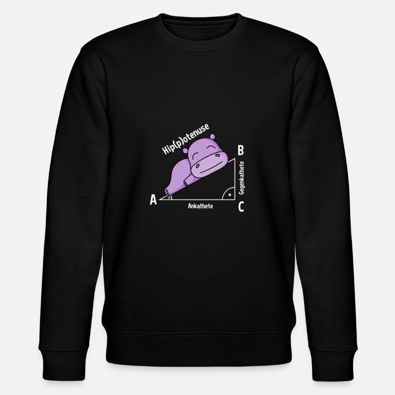 Math teacher Hipotenuse Math - Stanley/Stella CHANGER Unisex Organic Sweatshirt - black