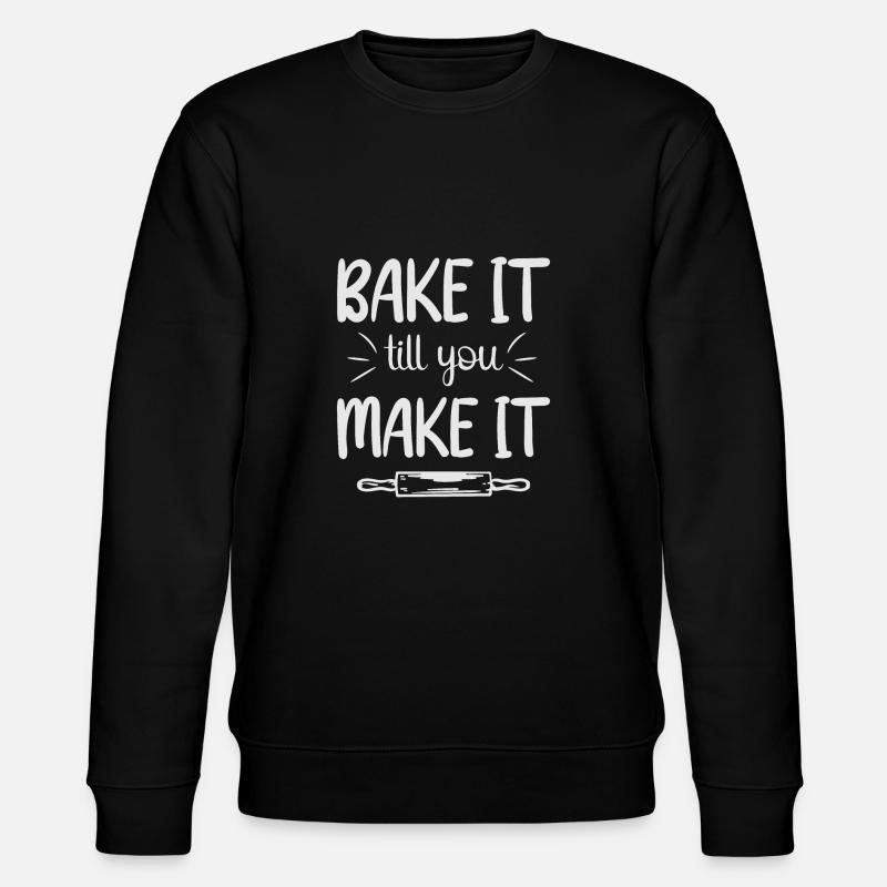 Baking Cake Baker Confectioner - Stanley/Stella CHANGER Unisex Organic Sweatshirt - black