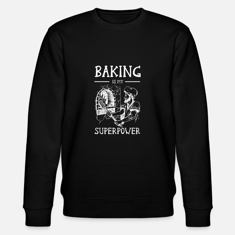 Cuisson gâteau Boulanger Confiseur - Sweat bio CHANGER Stanley/Stella Unisexe - noir