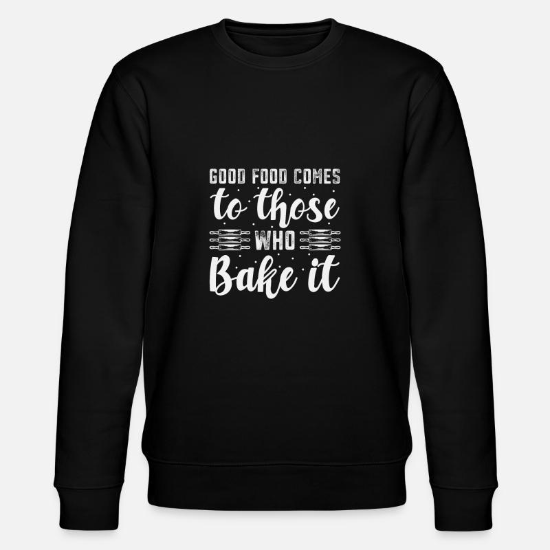 Cuisson gâteau Boulanger Confiseur - Sweat bio CHANGER Stanley/Stella Unisexe - noir