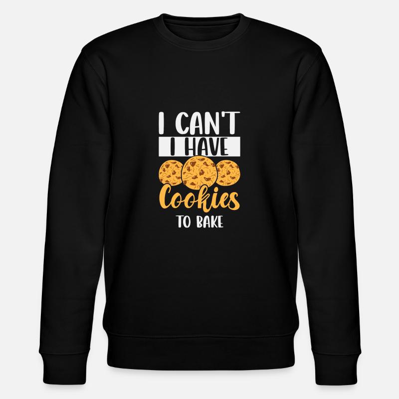 Cuisson gâteau Boulanger Confiseur - Sweat bio CHANGER Stanley/Stella Unisexe - noir