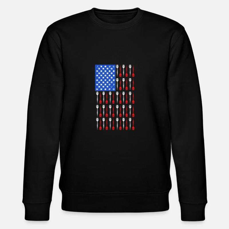 Dart Master USA Fléchettes Flèches - Sweat bio CHANGER Stanley/Stella Unisexe - noir