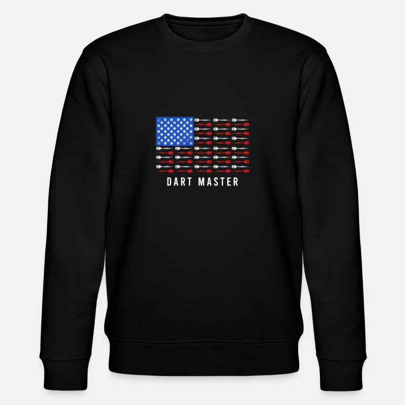 Dart Master USA Fléchettes Flèches - Sweat bio CHANGER Stanley/Stella Unisexe - noir