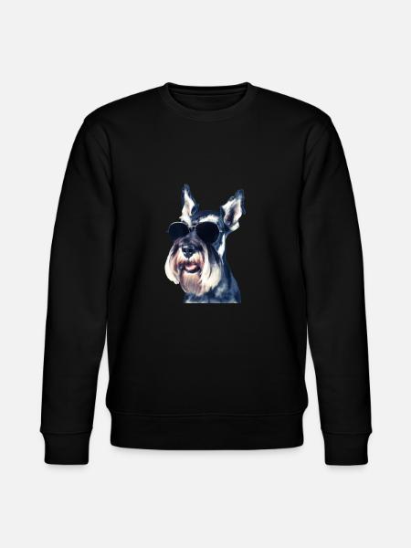 Miniature Schnauzer - Stanley/Stella CHANGER Unisex Organic Sweatshirt - black