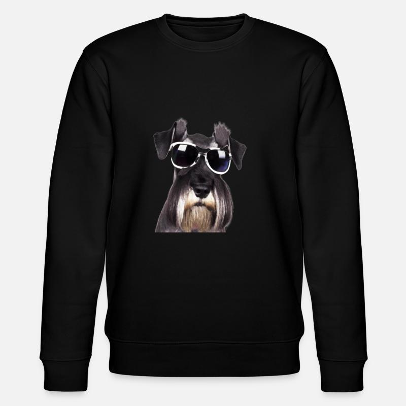 Miniature Schnauzer - Stanley/Stella CHANGER Unisex Organic Sweatshirt - black