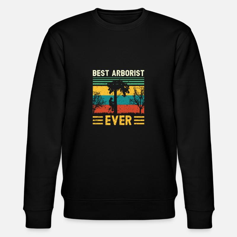 Baumkletterer Arborist Holzfäller Baumpfleger - Stanley/Stella Unisex Bio-Sweatshirt CHANGER  - Schwarz