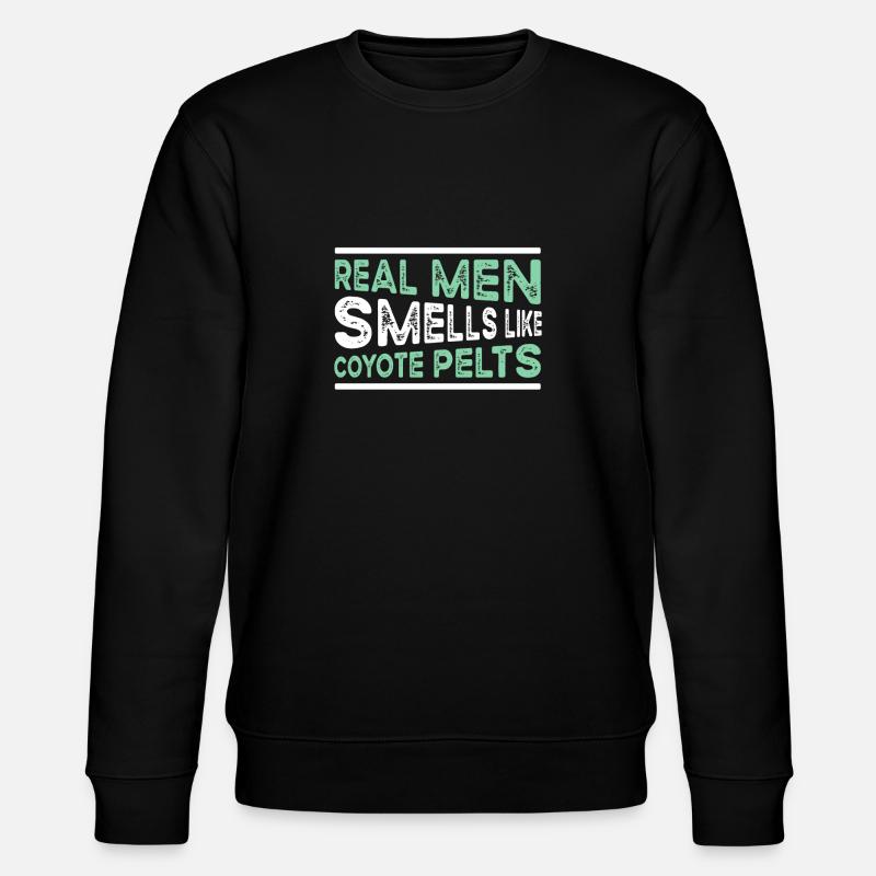 Coyote Jäger - Stanley/Stella Unisex Bio-Sweatshirt CHANGER  - Schwarz
