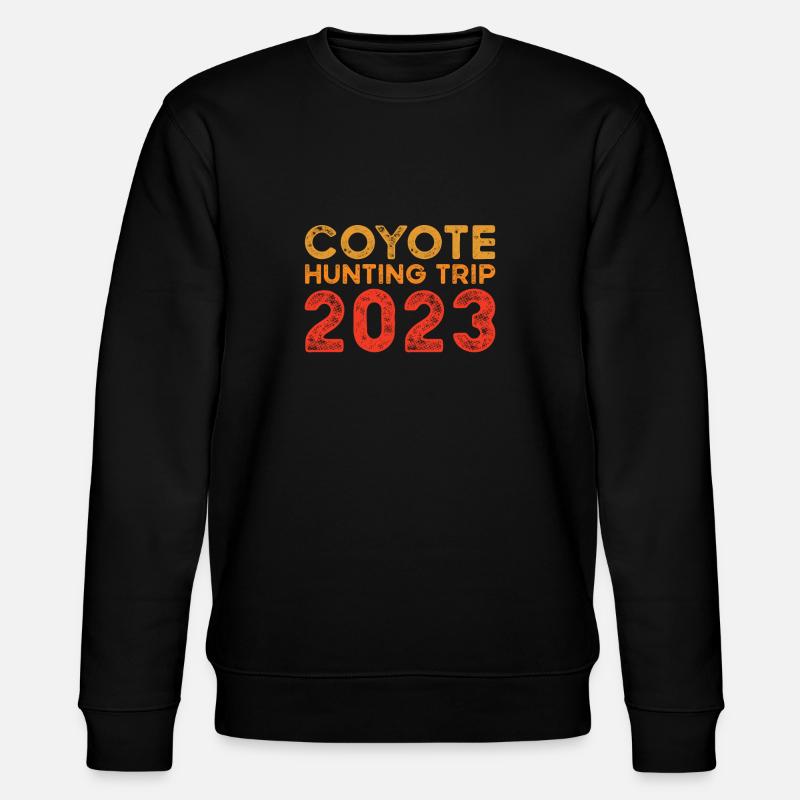 Coyote Jäger - Stanley/Stella Unisex Bio-Sweatshirt CHANGER  - Schwarz