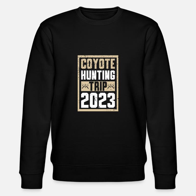 Coyote Jäger - Stanley/Stella Unisex Bio-Sweatshirt CHANGER  - Schwarz