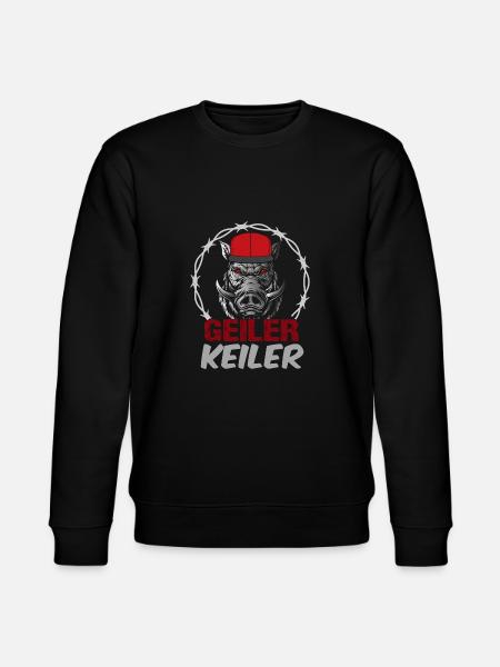 Keiler | Funny wild boar hunting - Stanley/Stella CHANGER Unisex Organic Sweatshirt - black
