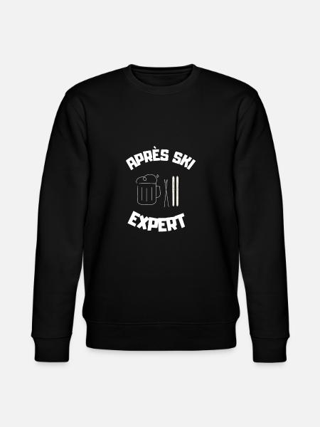 Après Ski Expert - Stanley/Stella CHANGER Unisex Organic Sweatshirt - black