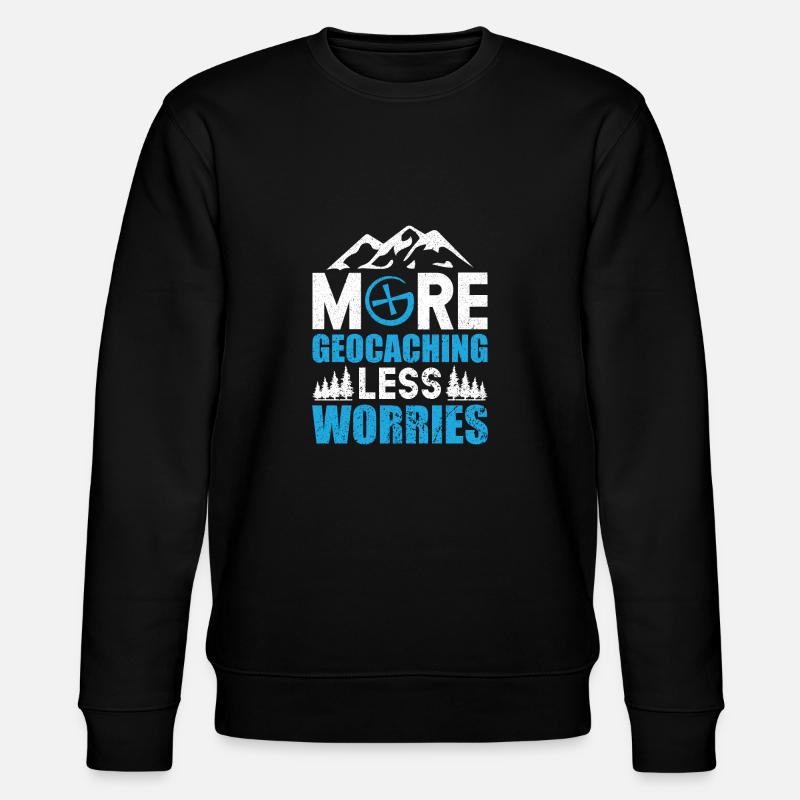 Geocaching Geocacher Cadeau - Sweat bio CHANGER Stanley/Stella Unisexe - noir