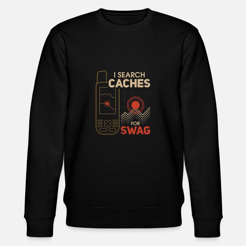 Geocaching Geocacher Cadeau - Sweat bio CHANGER Stanley/Stella Unisexe - noir