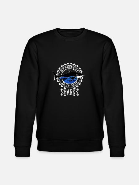 Requin Requin Plongeur Requin - Sweat bio CHANGER Stanley/Stella Unisexe - noir