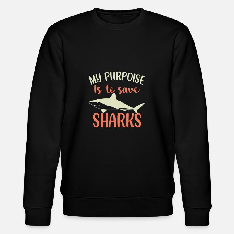 Requin Requin Plongeur Requin - Sweat bio CHANGER Stanley/Stella Unisexe - noir